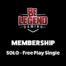 BE LEGEND GAMING | Membership - Solo - Free Play Single