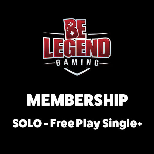 BE LEGEND GAMING | Membership - Solo - Free Play Single Plus