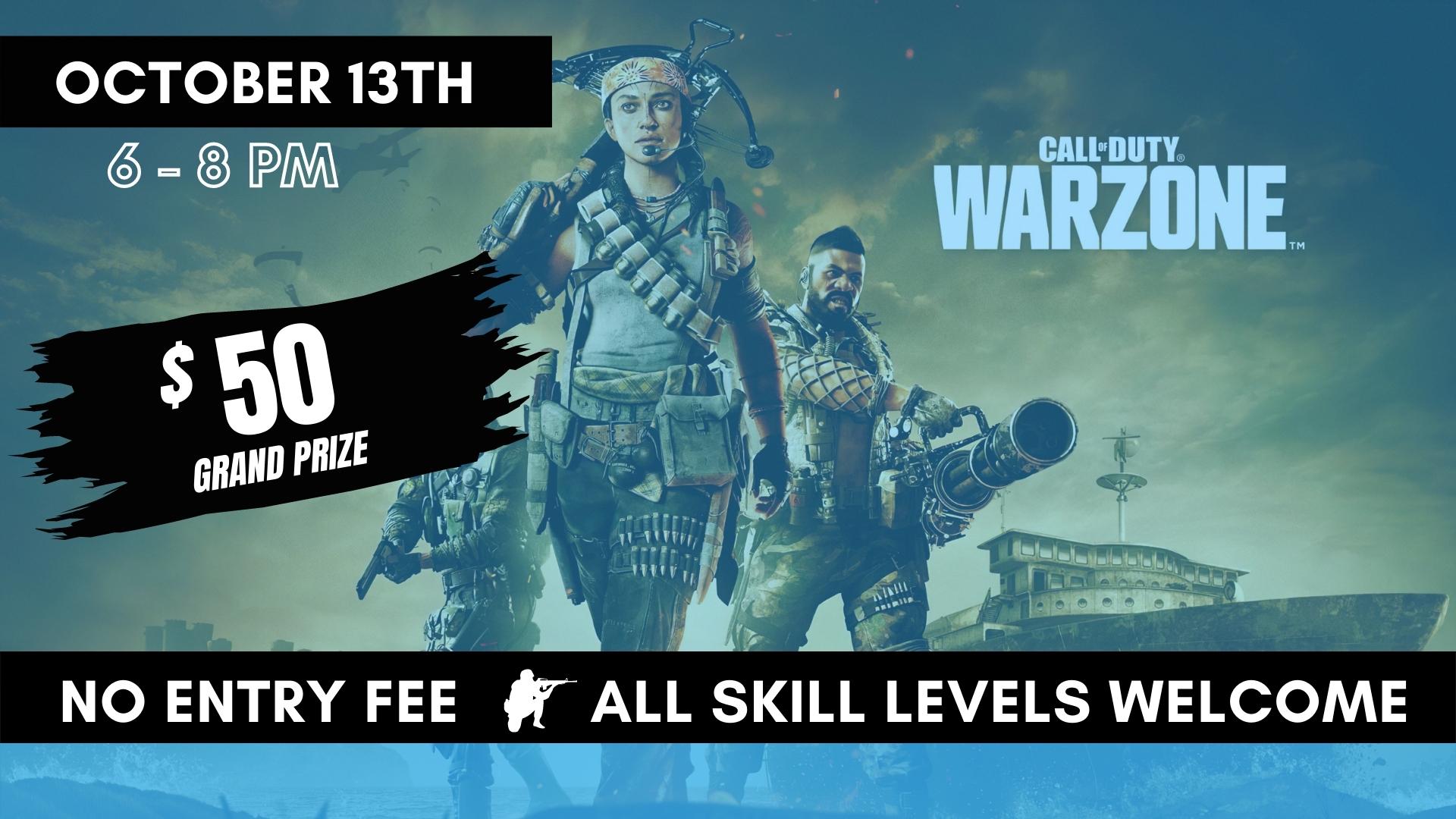 Call of Duty Warzone Tournament | Dallas | Fort Worth | Be Legend Gaming